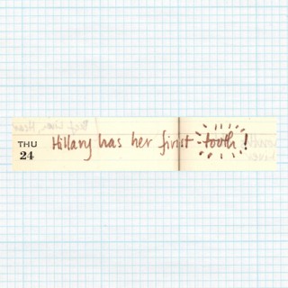 I got my first tooth 3 months later than Sasha