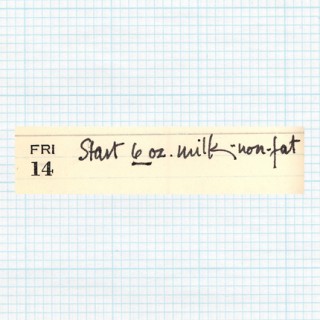 Also that back then babies drank nonfat milk