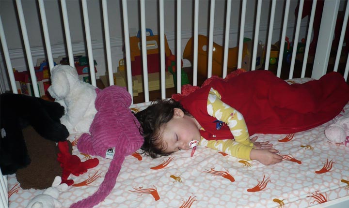 She had gotten in all by herself!