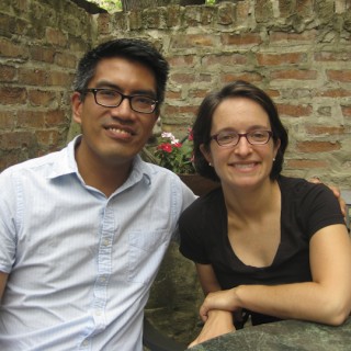 Joanne with her husband, Jason