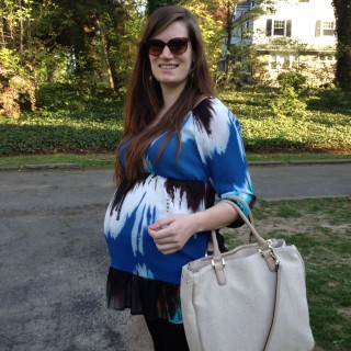 Ellen a few days before delivery