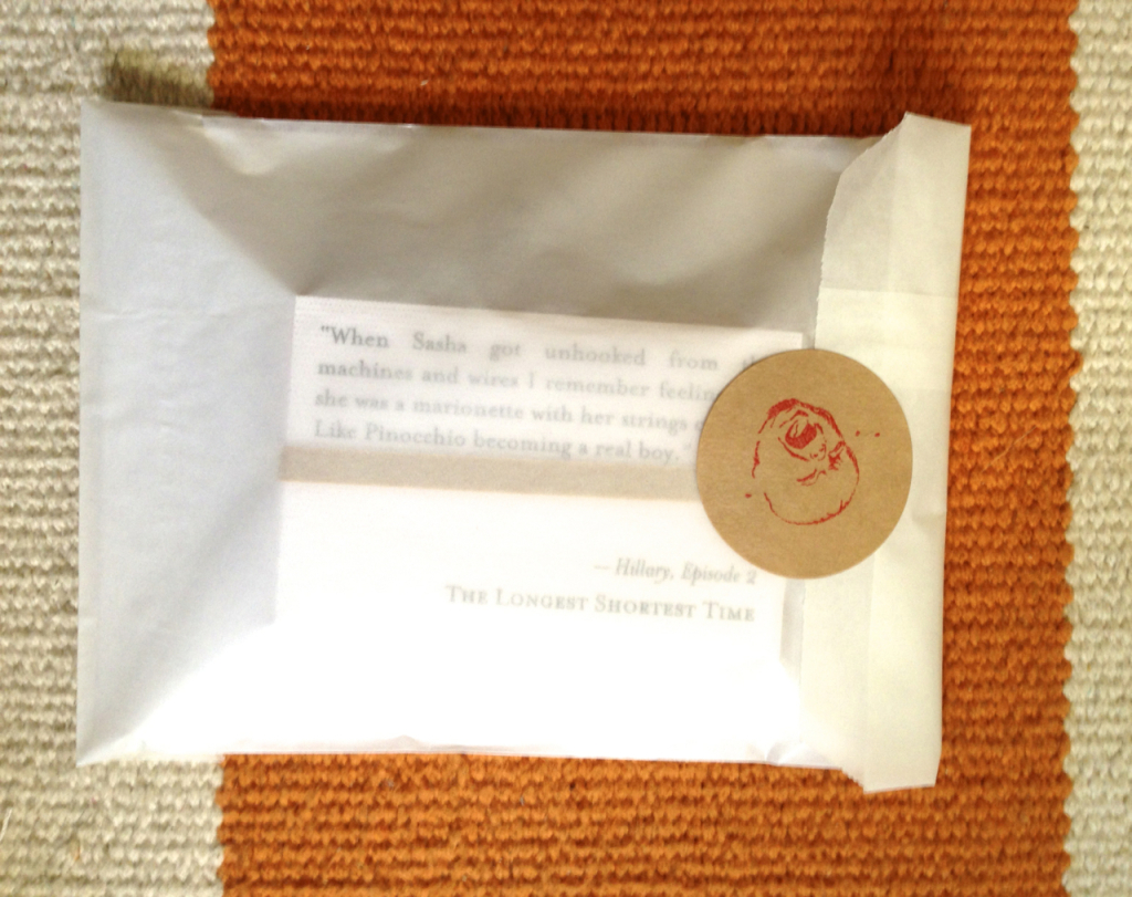 Those little stickers had to be stamped by hand