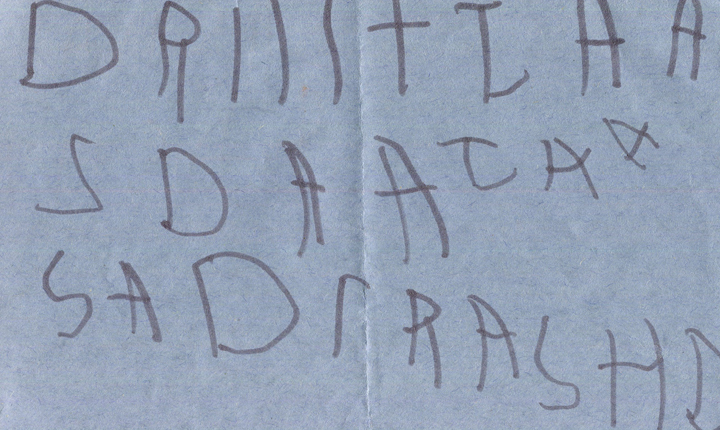 Every day she comes home with messages like this in her backpack