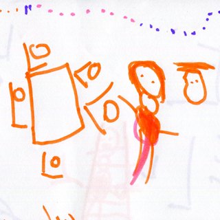 And this is us going out for dinner after ("under beautiful colored lights")