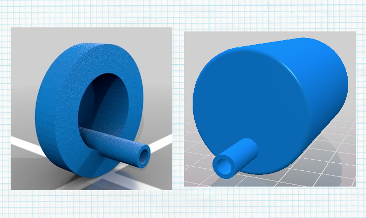 This is what the adapter parts look like (courtesy Open Source Breast Pump)