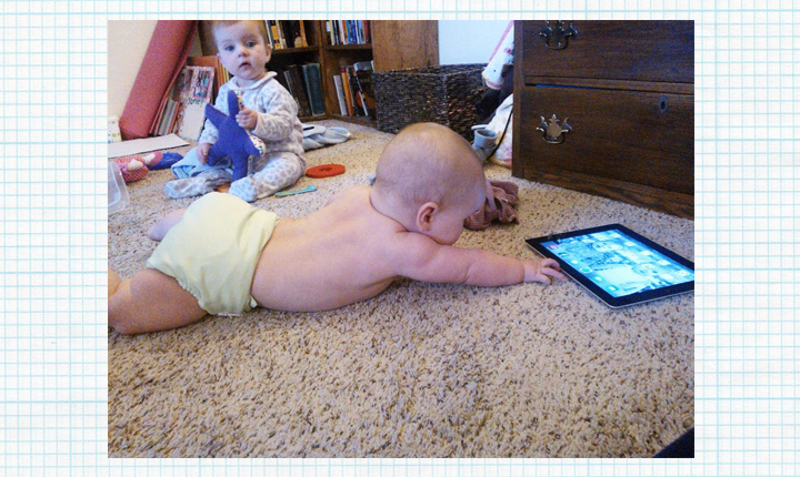 My son is learning to crawl because he knows it is an important next step in his development. Bribery is never involved. —Julianne