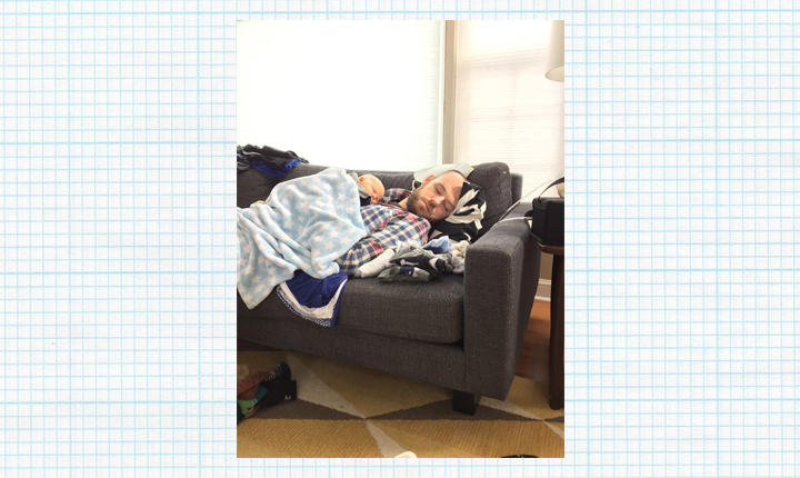 We never pass out on a pile of laundry. —Kaitlin