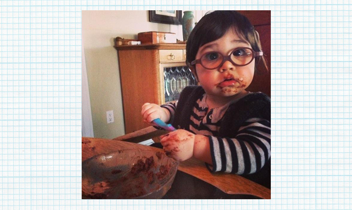 I like to make sure I wear my bib at all times. I want to make the clean up as easy as possible for my mom. —Karen