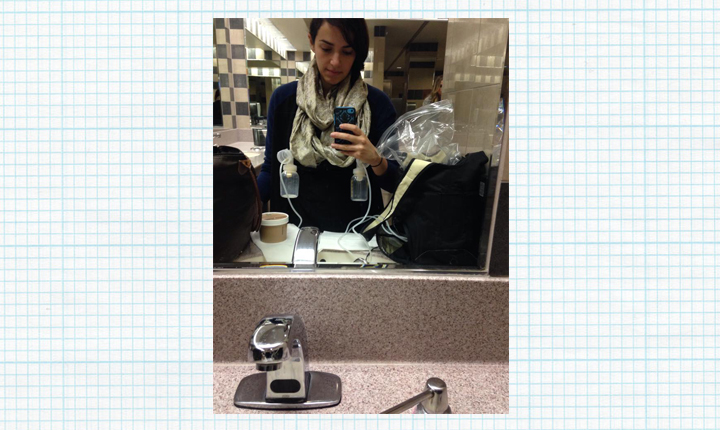 With the Simple Wishes nursing bra, I can discreetly pump in public proudly with women washing their hands next to me. I don't even mind that the airport terminal doesn't have a private place for nursing mothers. —Sameen