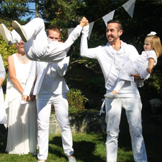 Trystan and John's wedding