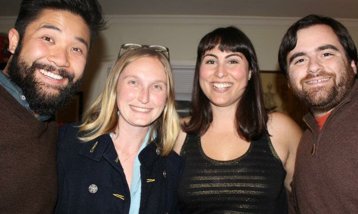 From left: Thu, Emily, Rachel, Todd