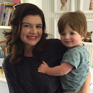 Casey with her son Max